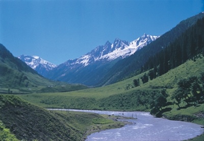 लिडर नदी, पहलगाम, काश्मीर