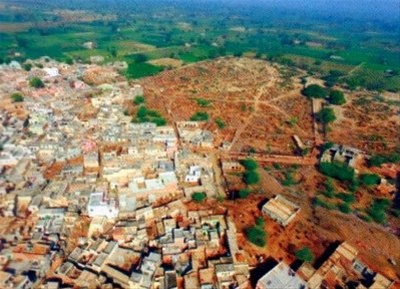 राखीगढी (हरियाणा) उत्खननाचे दृश्य.